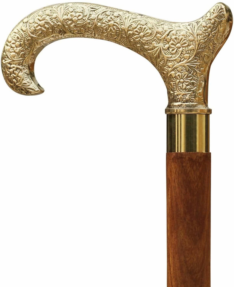 Cheap Golden Eagle Head Fashion Walking Stick Decorative Stick