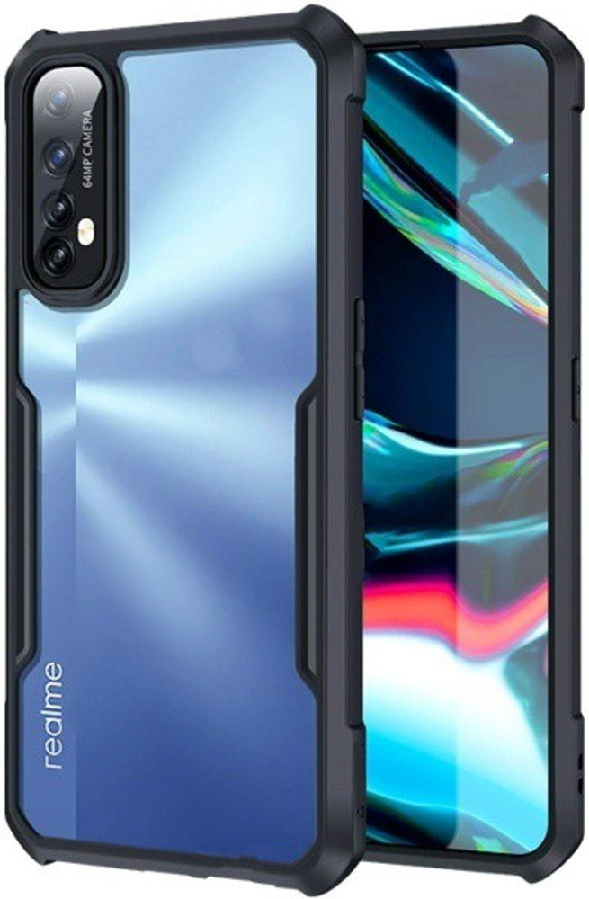 VAPRIF Back Cover for Realme 7 Transparent Hybrid Hard PC Back