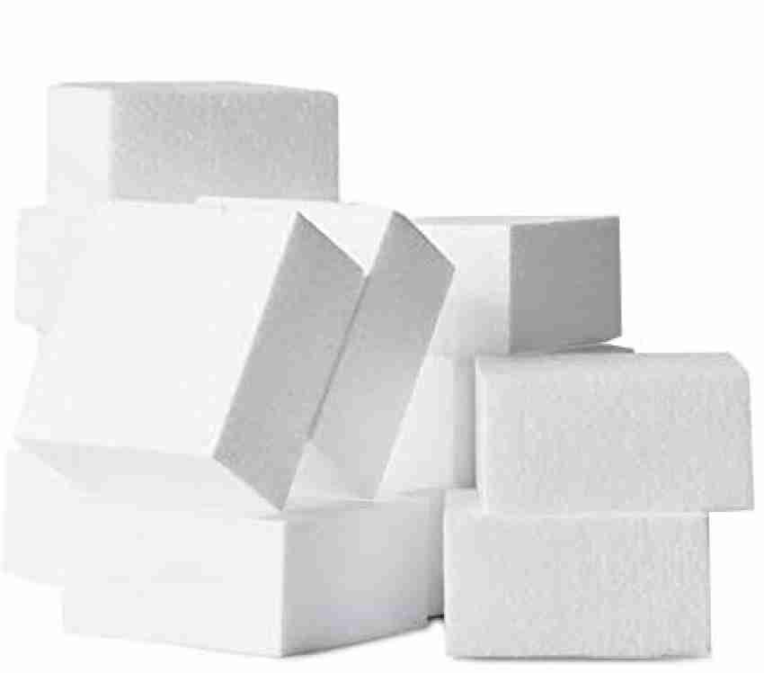 Matican Styrofoam Blocks, 12-Count Smooth Polystyrene Foam Blocks