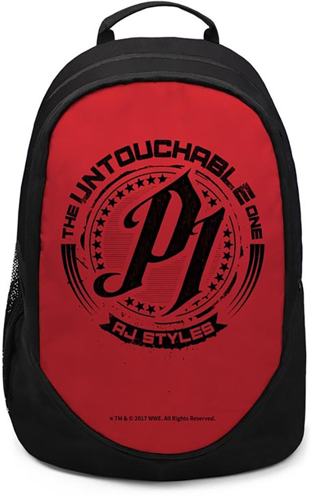 The Souled Store WWE AJ Styles Untouchable 25 L Laptop Backpack Black Price in India Flipkart