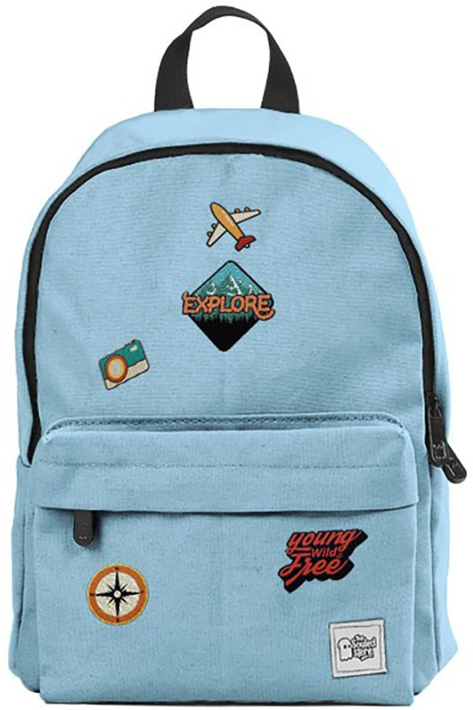 The Souled Store Explore 12 L Backpack Light Blue Price in India Flipkart