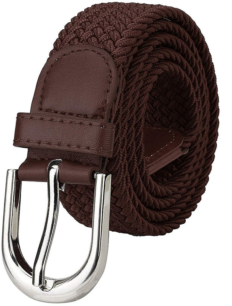 BLUE MARK Boys Girls Party Brown Canvas Belt Brown Price in India Flipkart