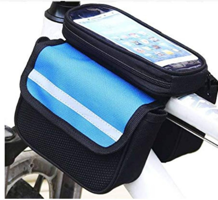 Blue store bike bag