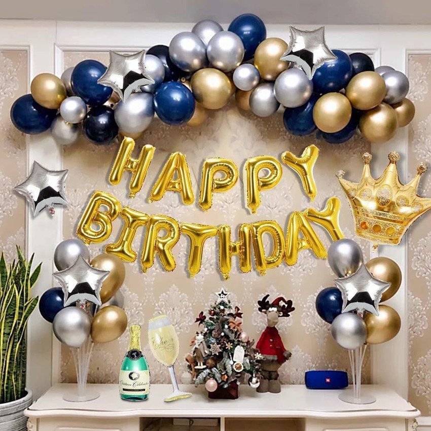 Gold silver balloons cheap