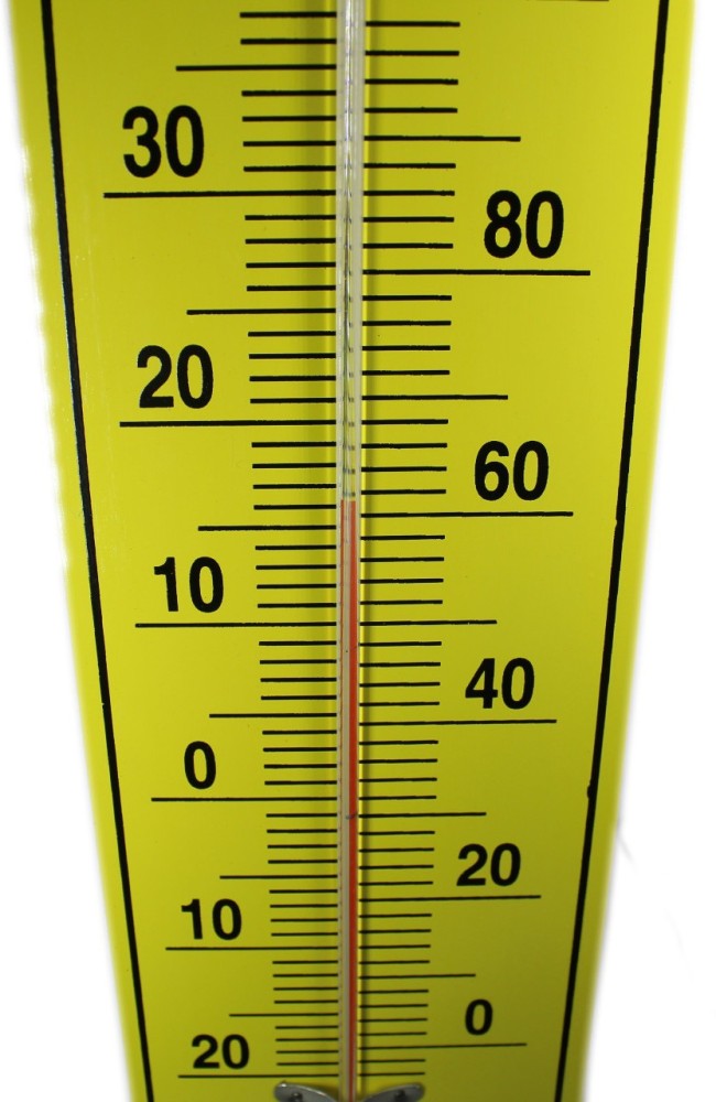 wooden room temperature thermometer