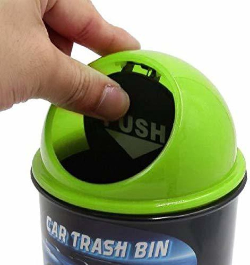 Shop 2 in1 Car Rubbish Bin Holder Trash Can Waste Dust Case