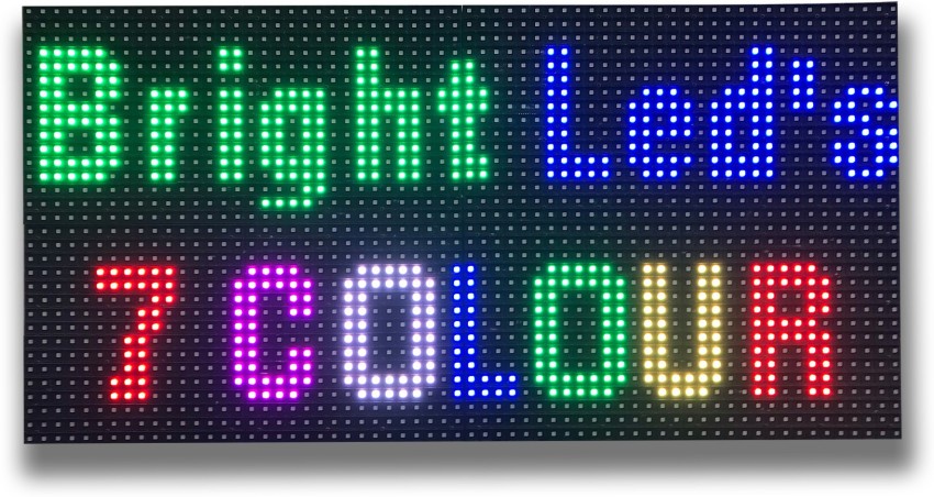 BRIGHT LED's LED Moving/Scrolling RGB Multi Colour Messenger Advertising  Display Board with WIFI Operated Ultra Bright Indoor/Outdoor BL21RGB WIFI LED  Display Price in India - Buy BRIGHT LED's LED Moving/Scrolling RGB Multi