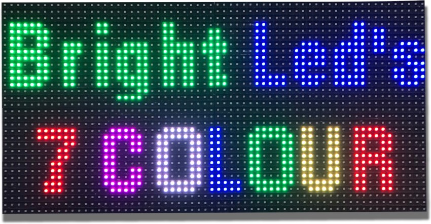 BRIGHT LED's LED Moving/Scrolling RGB Colour Messenger Advertising Display Board with USB Operated Ultra Bright Indoor/Outdoor BL21RGB USB LED Display Price in India - Buy BRIGHT LED's LED Moving/Scrolling RGB Multi