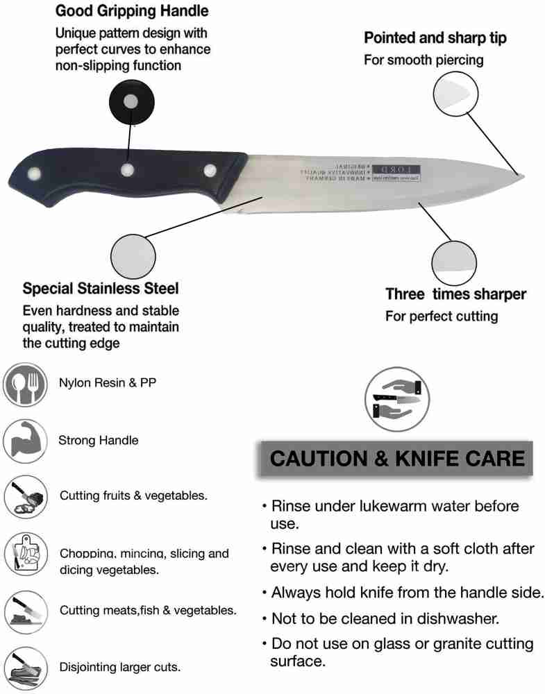 1pc High Carbon Steel Small Kitchen Knife, Sharp And Serrated Blade For  Women To Cut Vegetables And Slices