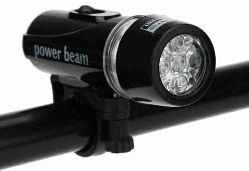 FASTPED Power Beam Bicycle Bike Safety Warning Light Set Light Ultra Bright 5 LED Front Head and Tail Led Light for Bicycle Cycling LED Front Light