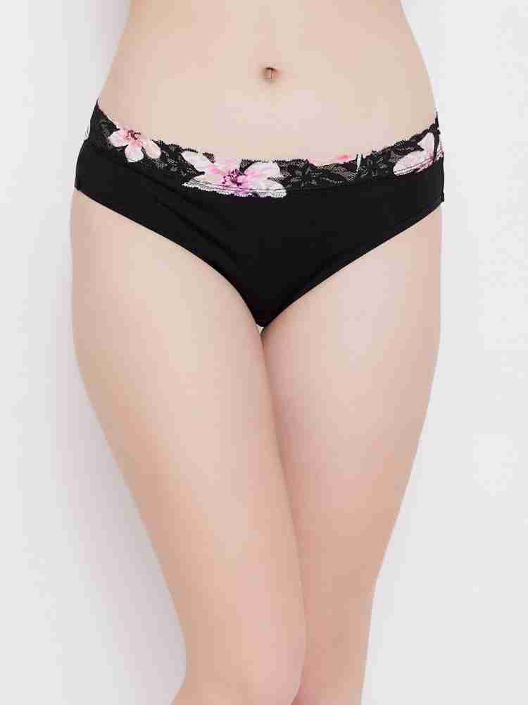 Clovia Women Bikini Black Panty - Buy Clovia Women Bikini Black Panty  Online at Best Prices in India