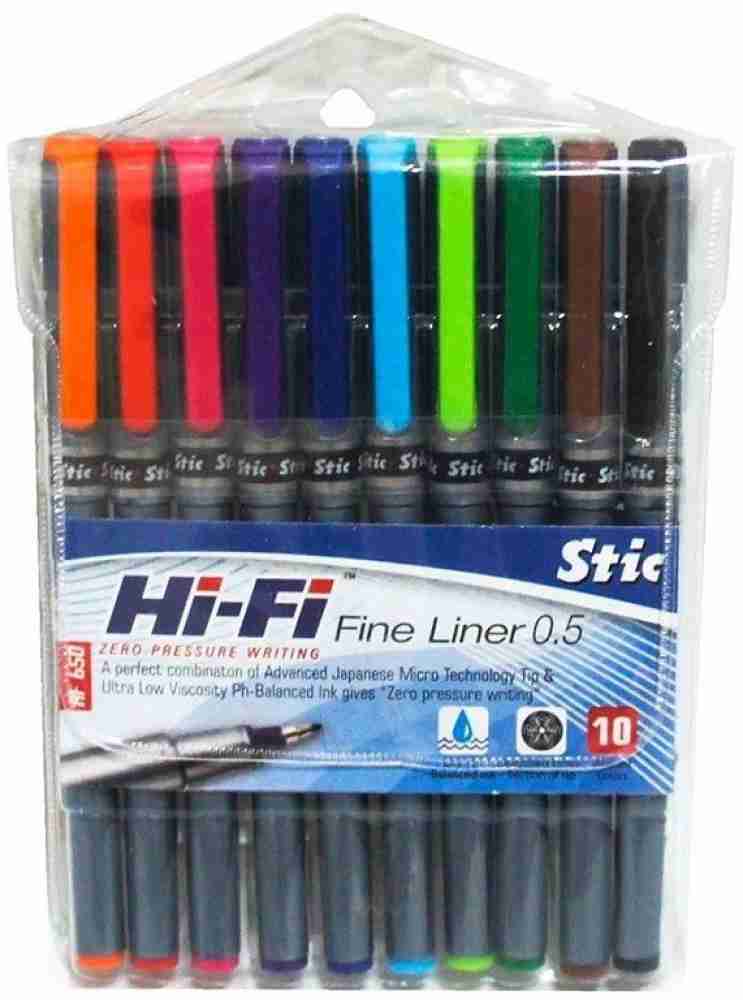 KRAFTMASTERS Fineliner Color Pen Set 0.4mm Fine