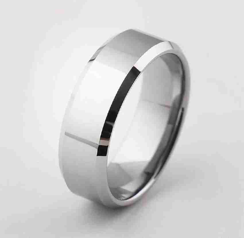ME4YOU Stainless Steel Silver High Polish Regular Wear Finger Ring