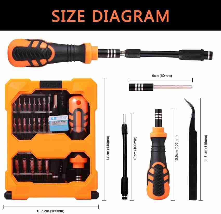 All In 1 Precision Screwdriver Set With Case 32717 Klein 44 Off