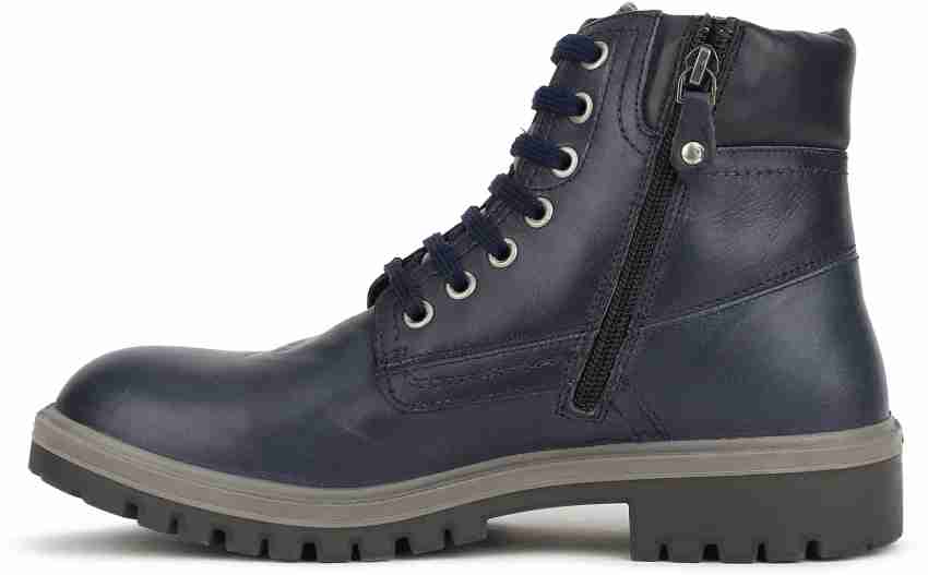 Woodland navy store blue boots