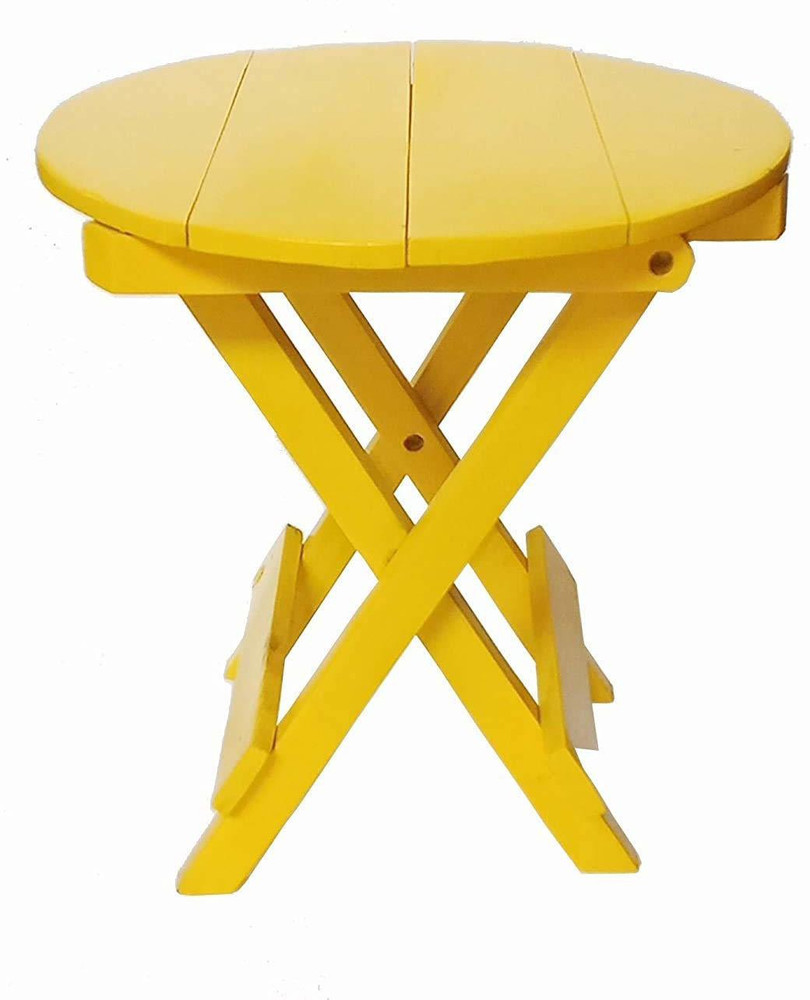 fara Creation Round Folding Table Solid Wood Side Table Price in