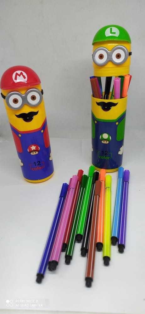 6175 Minions Sketch Pen Set with Attractive Designed