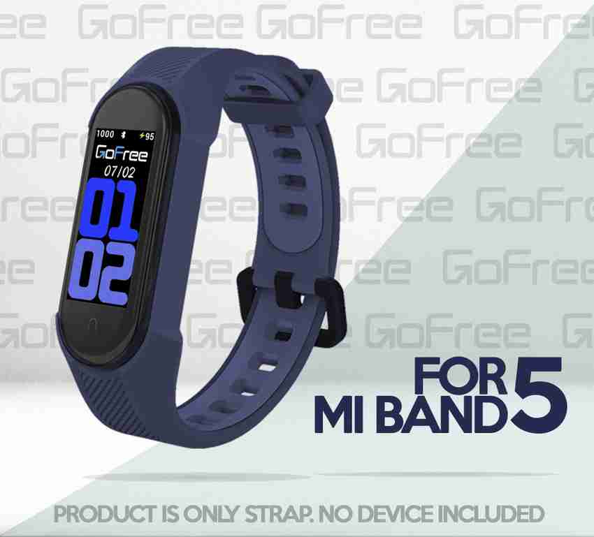 GoFree Primo Series Strap For Mi Band 5 With Watch Buckle Lock