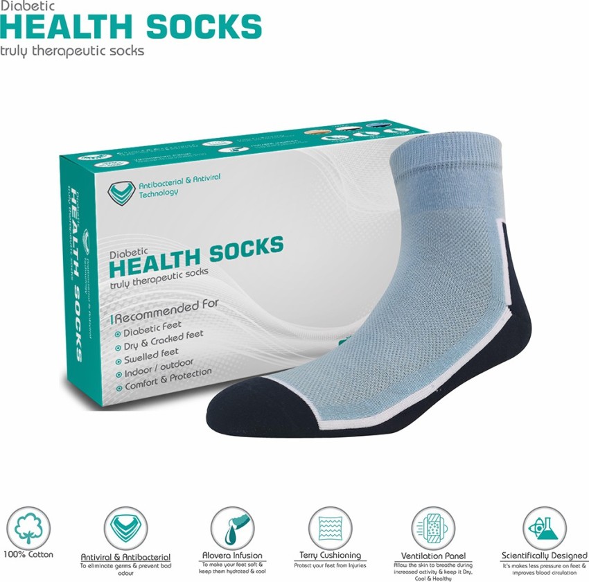 Vidisha Diabetic Health Socks Unisex Ankle Length - Buy Vidisha Diabetic  Health Socks Unisex Ankle Length Online at Best Prices in India