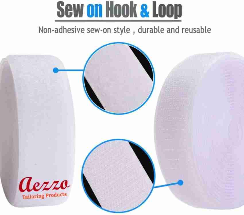 2 inch - Velcro Brand Loop 3610 Knit Nylon Sew-On - White