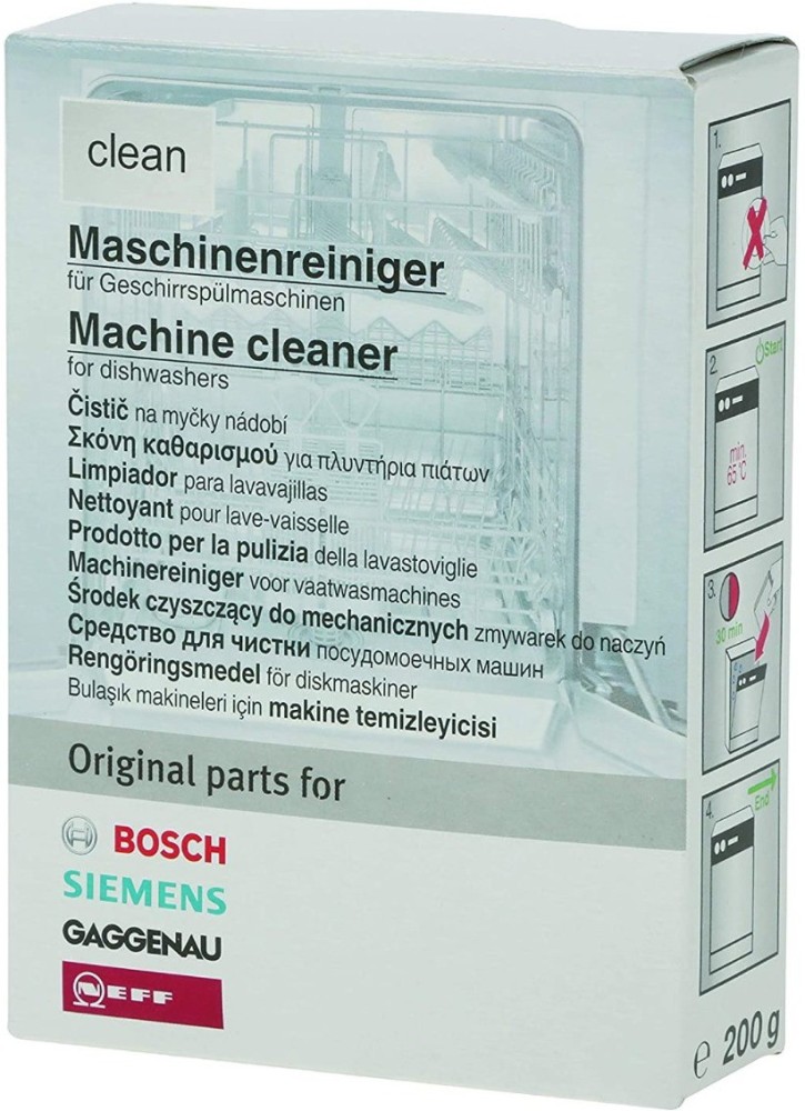 Bosch Siemens nettoyant lave-vaisselle - 2 pièces a 250ml - détergent lave- vaisselle 