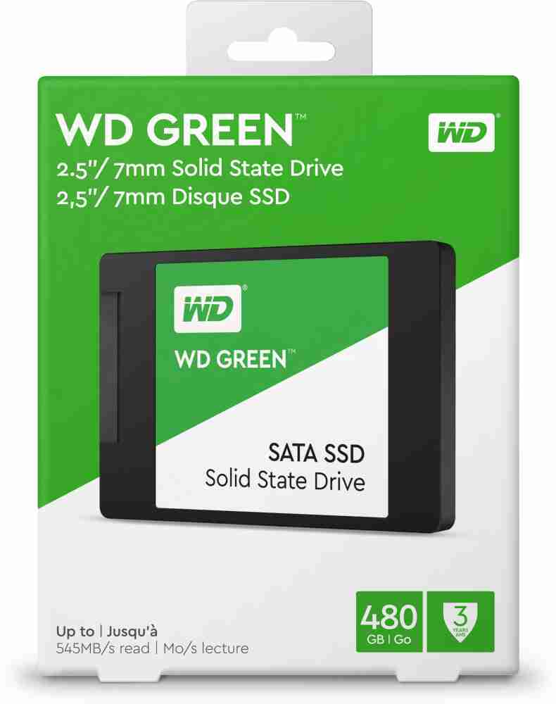 WD Green 480 GB Laptop, Desktop Internal Solid State Drive (SSD