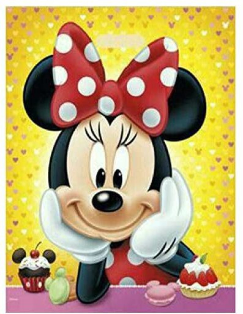 Mickey and Minnie Mouse Diamond Art DIY 5D Diamond Painting Kits for Adults  and Kids Full Drill Arts Craft by Number Kits for Beginner Home Decoration