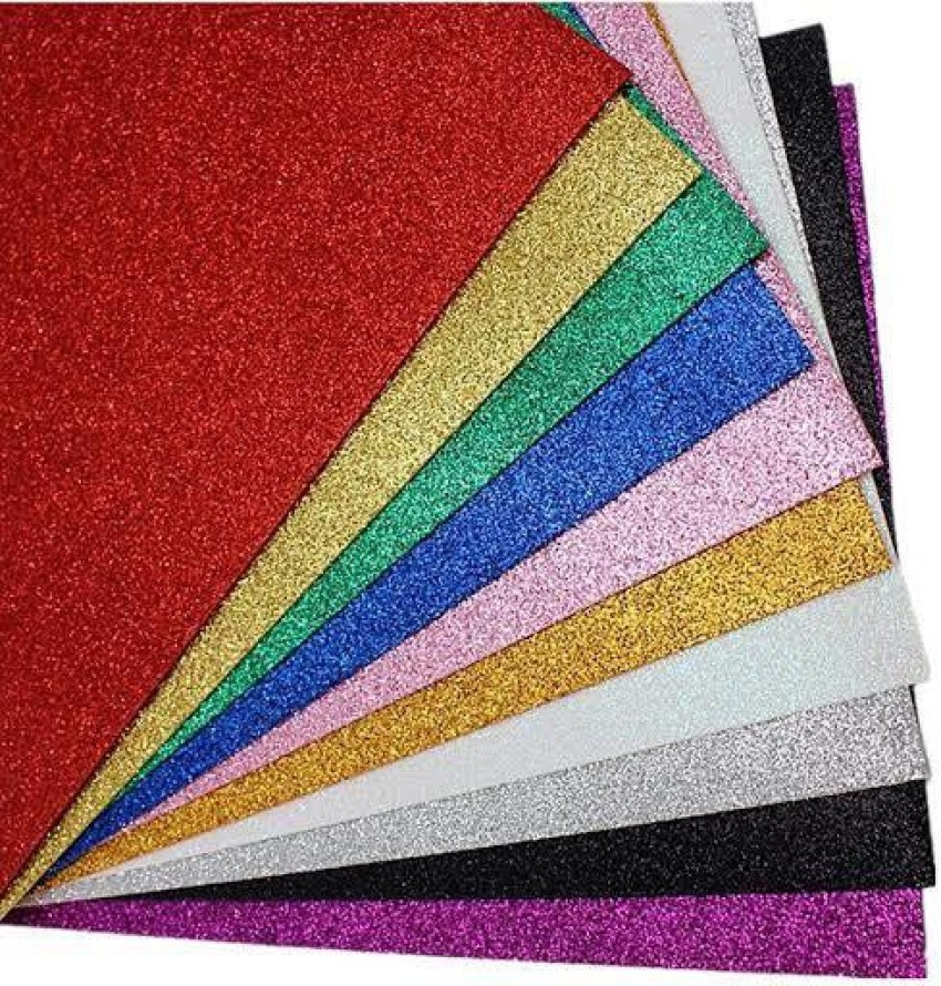 A4 Size Glitter Gum Foam Craft Sheets at Rs 150/pack, Glitter Sheet in  Rajahmundry