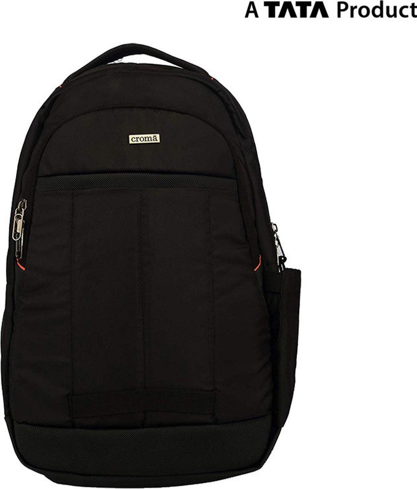 Buy Croma Classic Polyester Laptop Backpack for 14 Inch Laptop (40 L,  Adjustable Shoulder Strap, Grey) Online Croma