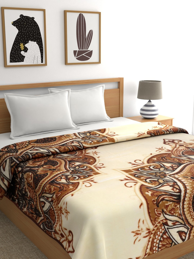Raymond Home Motifs Double Mink Blanket for Heavy Winter