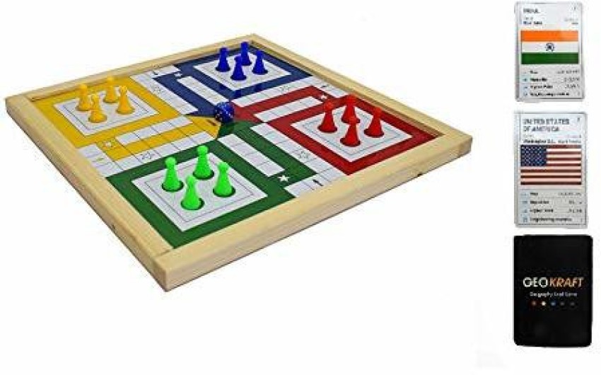 GOYAL KHEL CENTRE 12-12 Ludo & Snake (2 In 1 Games) Set Of Ludo Coins + One  Free Premium Ludo Token, All Ages, Multicolor