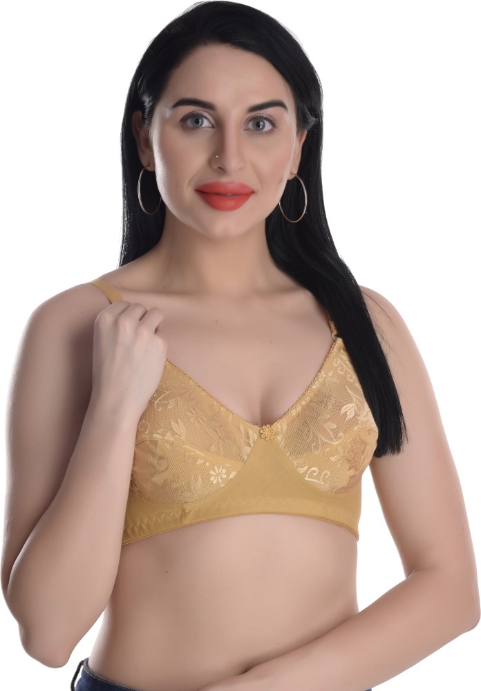 2% OFF on GOLDLINE Women Full Coverage Bra(Pink) on Flipkart