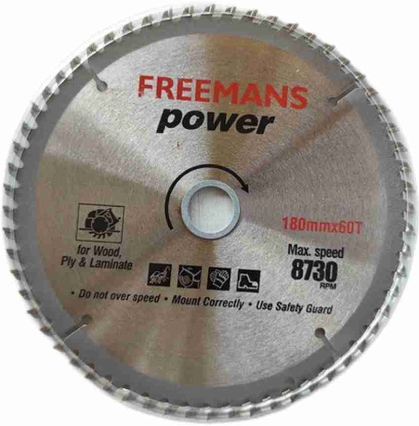 FREEMANS TCT760 Freemans 7 inch / 180 mm x 60T TCT Power Circular