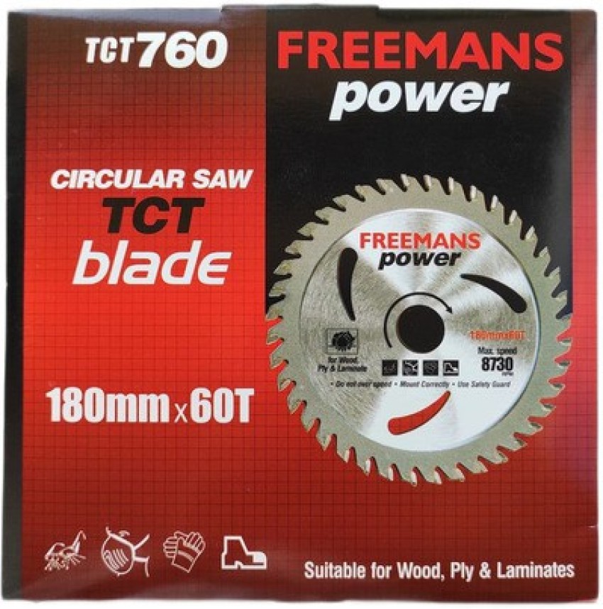 FREEMANS TCT760 Freemans 7 inch / 180 mm x 60T TCT Power Circular