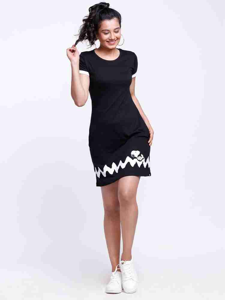 The Souled Store Women T Shirt Black Dress Buy The Souled Store Women T Shirt Black Dress Online at Best Prices in India Flipkart