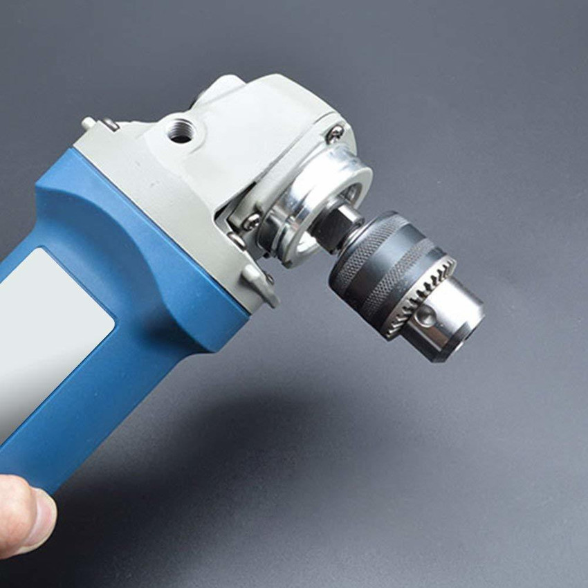 Angle grinder shop drill bit adapter