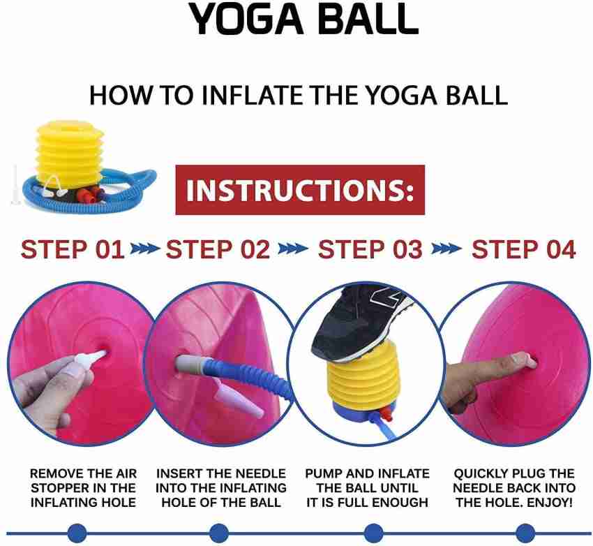 How to deals inflate exercise ball