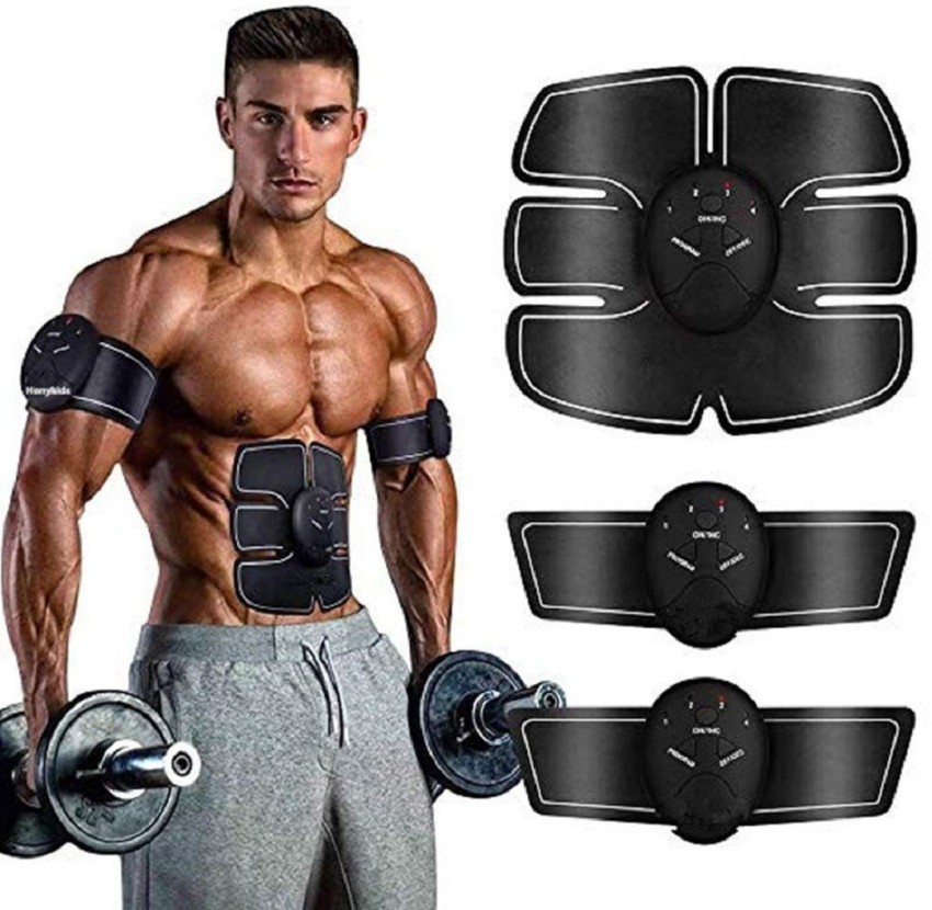 Abdominal Muscle Toning Trainer Practice Eight-Pack ABS Strengthen (Color :  Battery Belt)