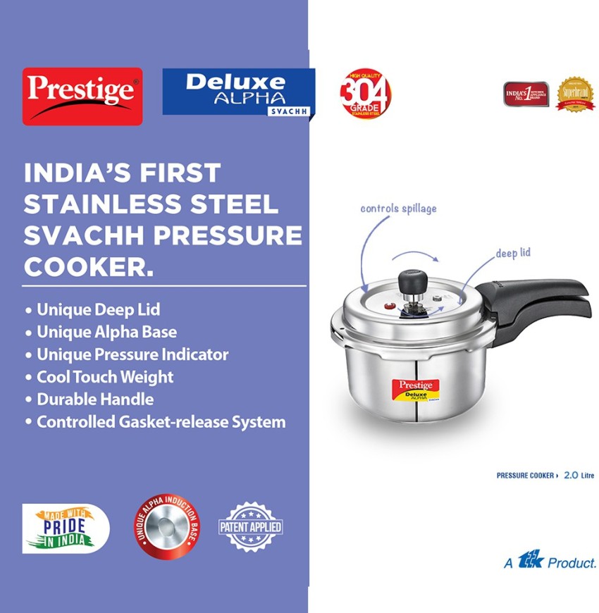 Prestige 2lt pressure cooker hot sale