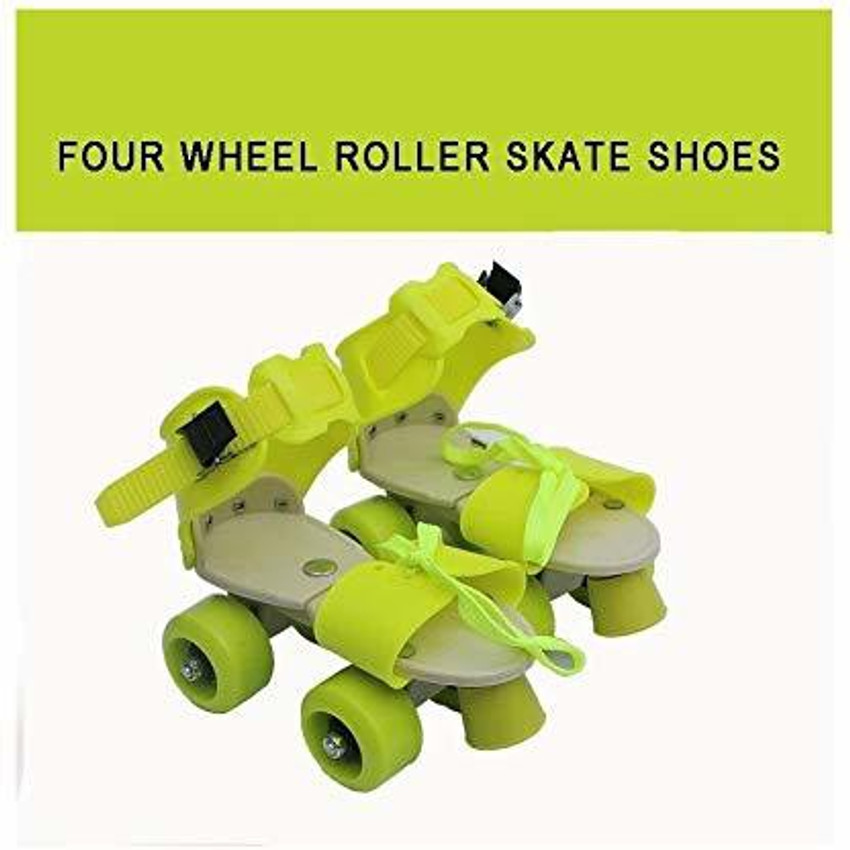 CrazyBuy Super Quality Adjustable Neon Color Quad Shoe Roller Skates quad Skates Quad Roller Skates Size 6 8 UK Buy CrazyBuy Super Quality Adjustable Neon Color Quad Shoe Roller