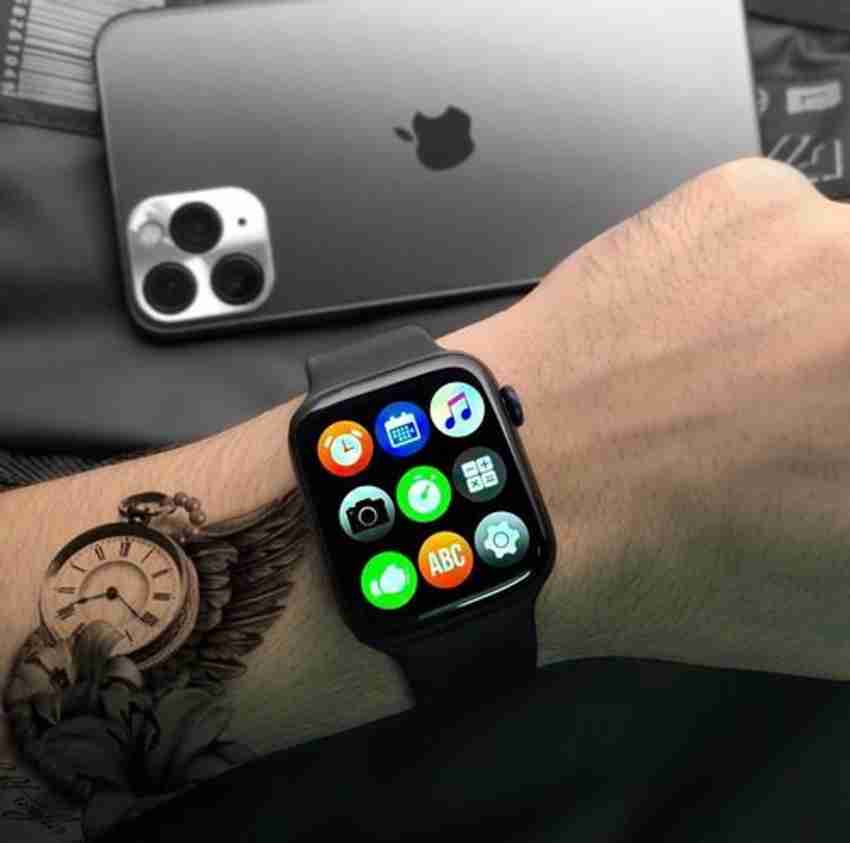 Anetly i7 Pro Max Smart Watch Series 7 For Men Women BLACK