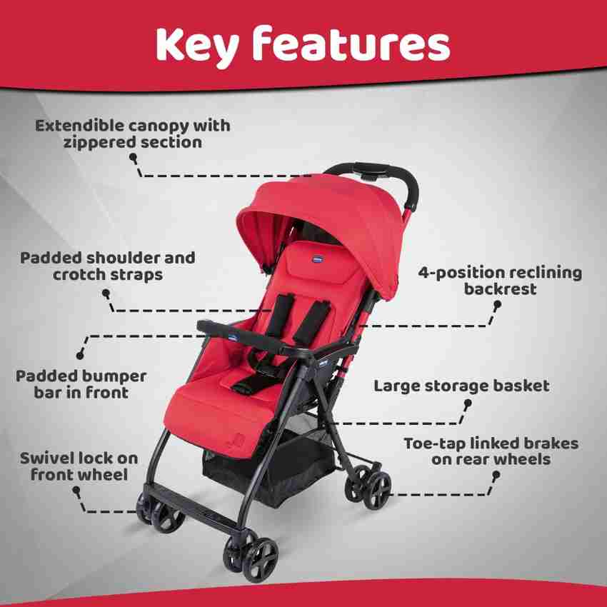 Chicco Ohlala 2 Paprika 0m Stroller Buy Stroller in India Flipkart