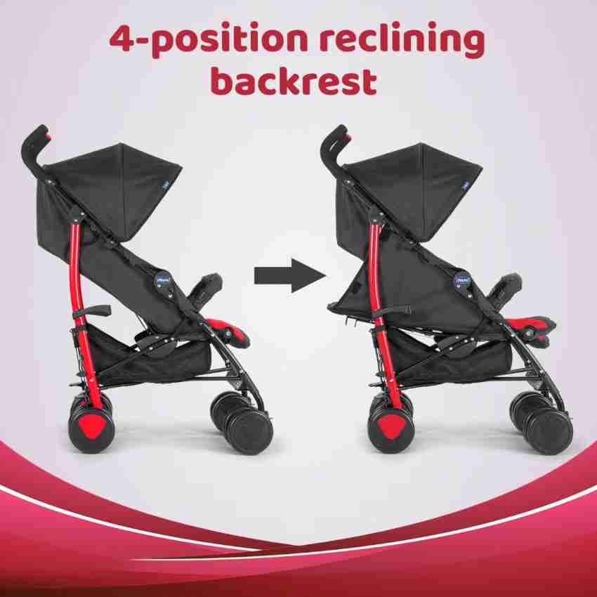 Chicco echo stroller with bumper clearance bar