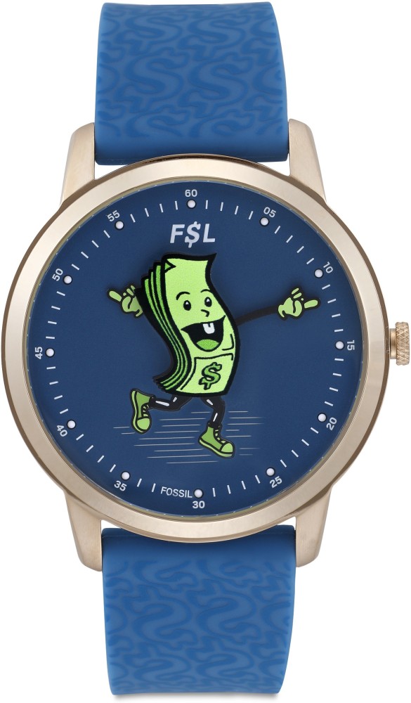 Fossil the minimalist clearance blue