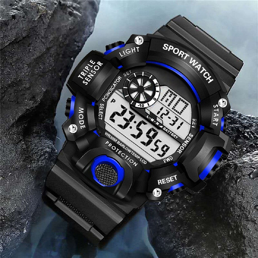 DKERAOD watches 7 LED Light Alarm Premium Quality Semi Water Shock