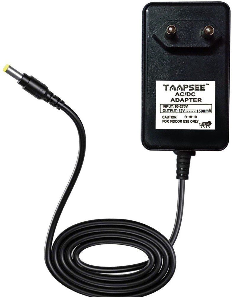 TAAPSEE DC 12V 1.5Amp Power Supply Adapter, AC 100-240V to DC 12Volt  Transformers, Switching Power Source Adaptor for 12V 3528/5050 LED Strip  Lights