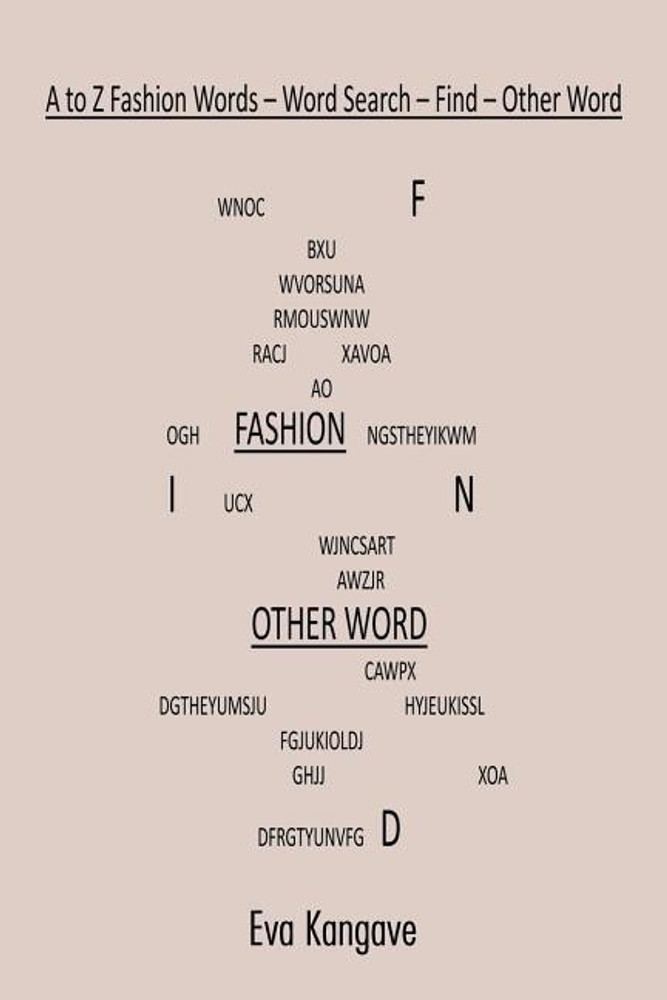 Buy A to Z Fashion Words by Kangave Eva at Low Price in India