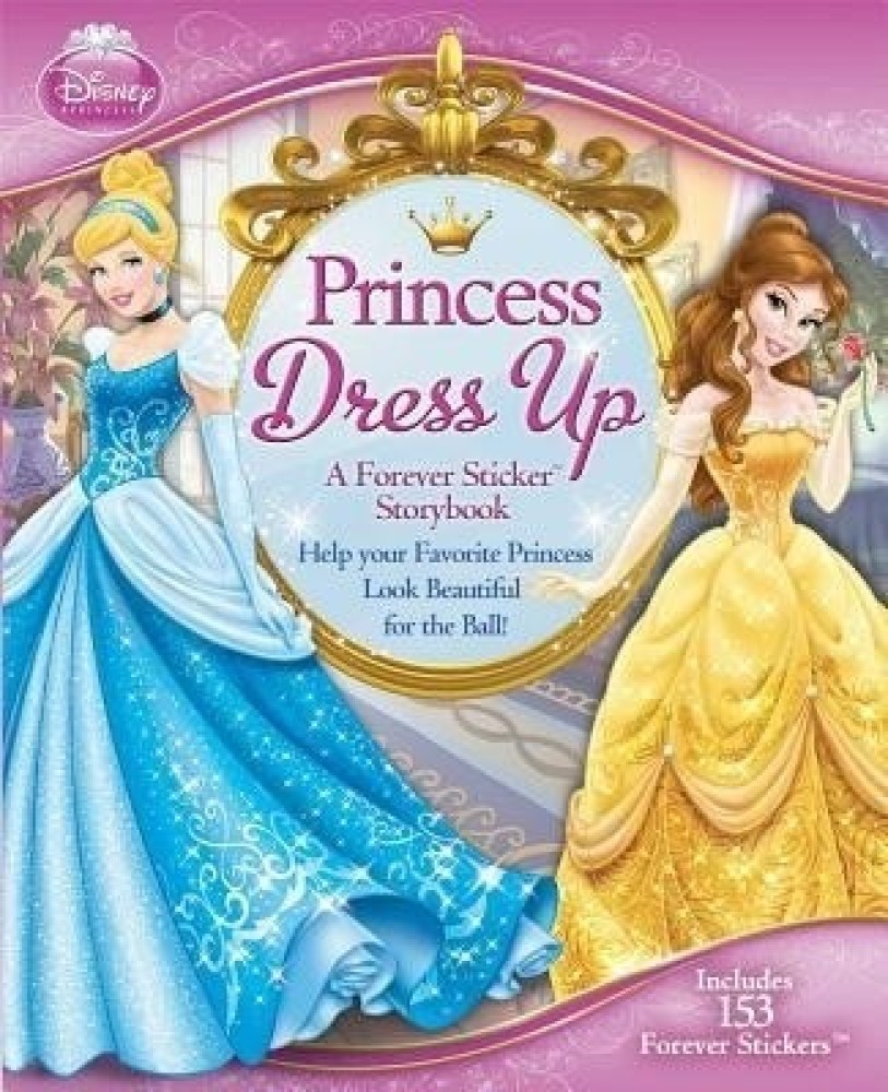 Disney princess dress on sale up sticker book