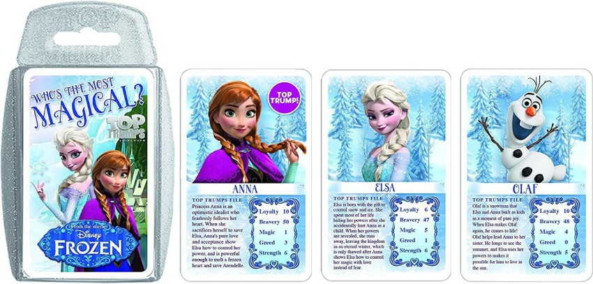 Top Trumps DISNEY FROZEN SUPER DELUXE TRADING CARD GAME , COLLECTIBLE, GREAT FOR GIFTS - DISNEY FROZEN SUPER DELUXE TRADING CARD GAME , COLLECTIBLE, RARE, GREAT FOR GIFTS . shop for