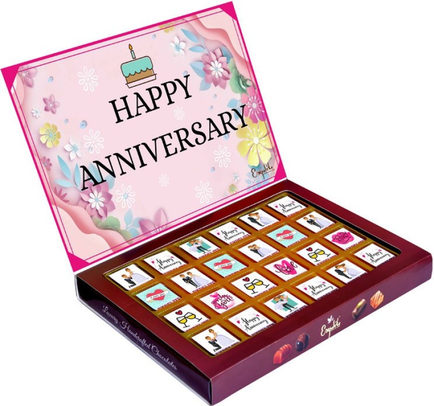Midiron Marriage Anniversary Gifts, Happy Anniversary Gifts, Chocolate Anniversary  Gifts, Greeting Card for Anniversary (192 g) Paper Gift Box Price in India  - Buy Midiron Marriage Anniversary Gifts, Happy Anniversary Gifts